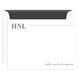 Initial Statement Flat Note Cards - Raised Ink Image 8 of 9